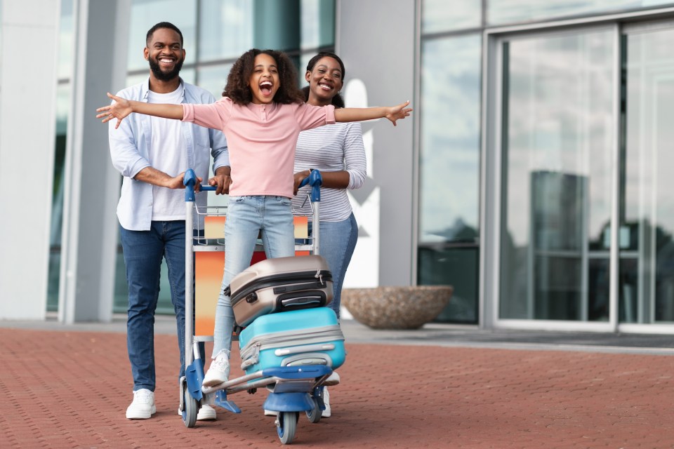 Planning your dream family vacation abroad An african american family go on vacation abroad for planning your dream family vacation abroad
