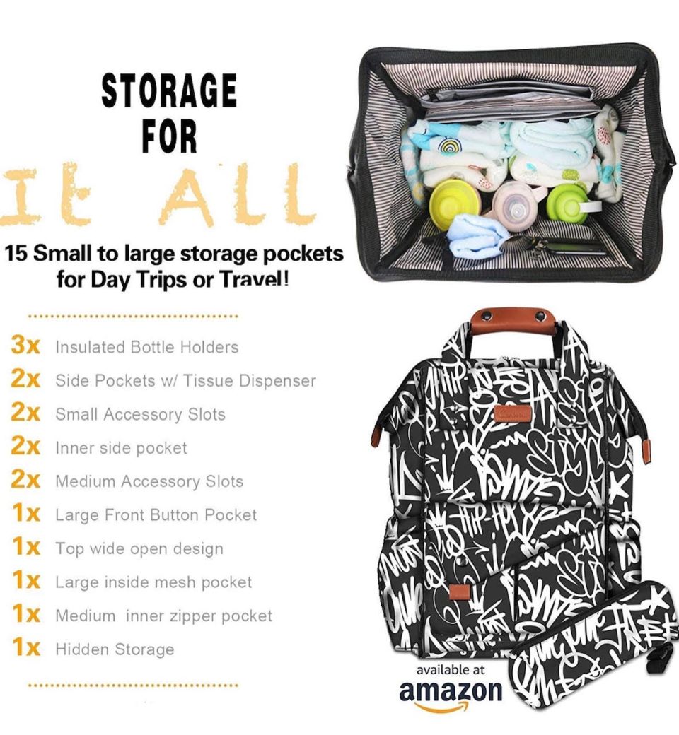 The diaper bag made with the hip hop culture in mind Unnamed 1 on successful black parenting magazine