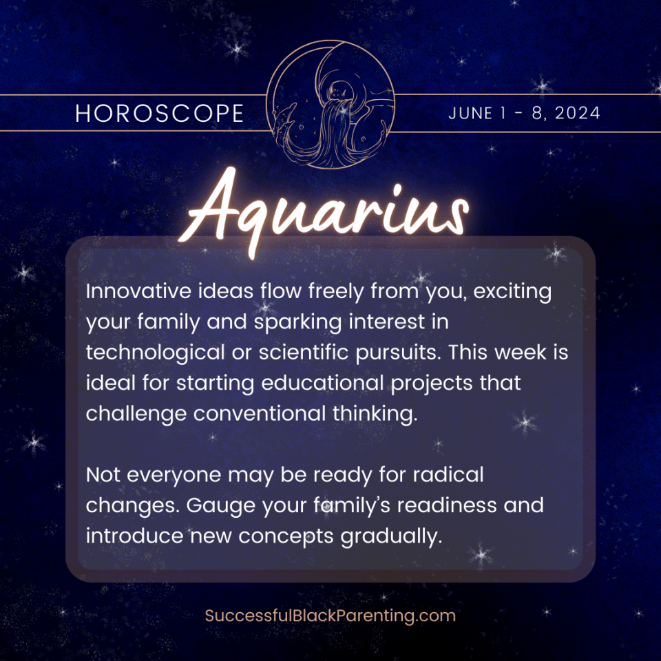 Horoscopes for parents: week of june 2nd – 8th Innovative and futuristic aquarius zodiac sign artwork, featuring water-bearer symbolism, perfect for aquarians interested in social change and technology in astrology.