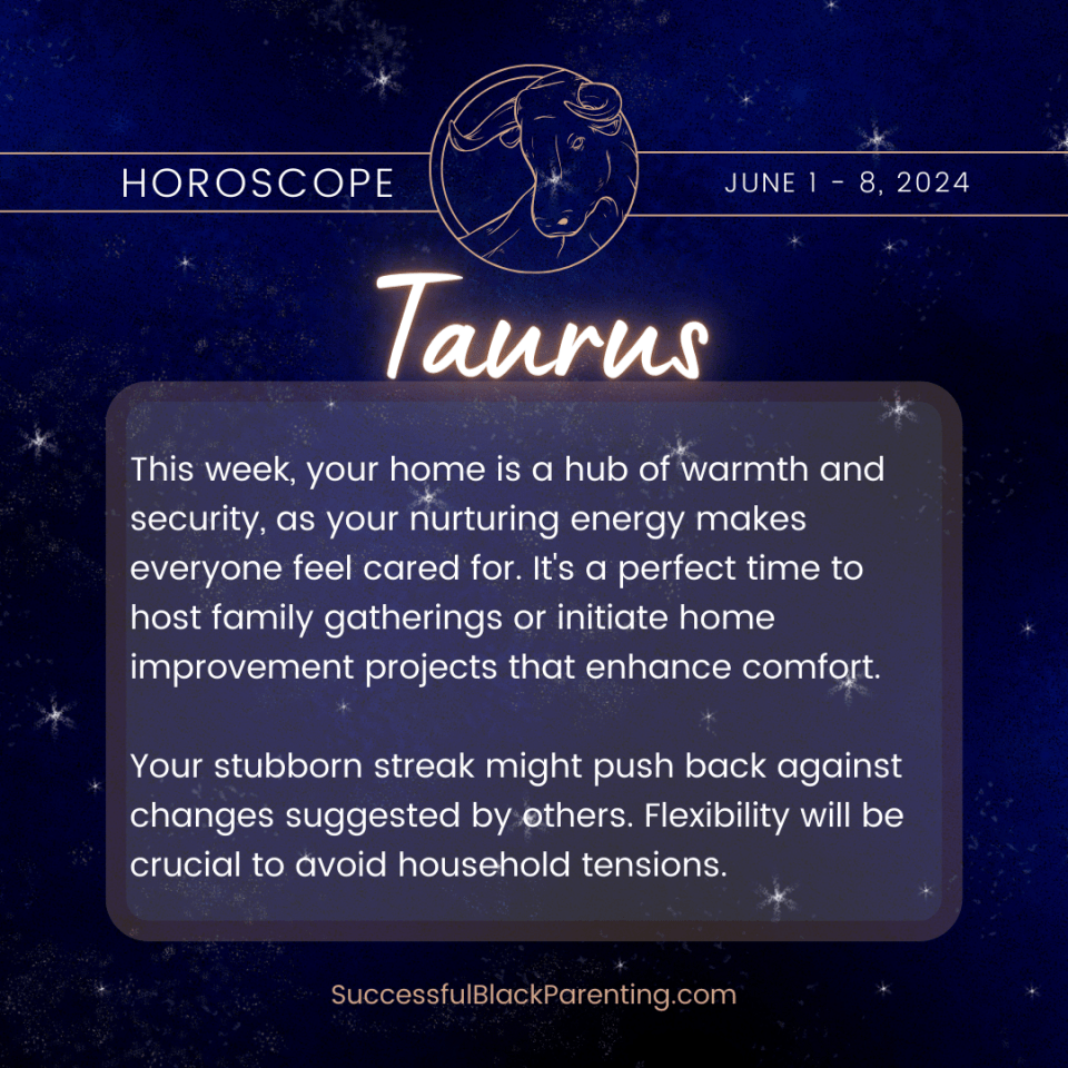 Horoscopes for parents: week of june 2nd – 8th Lush and inviting taurus zodiac sign illustration highlighting the earthy nature and stability of taureans, ideal for those seeking financial and comfort tips in astrology.