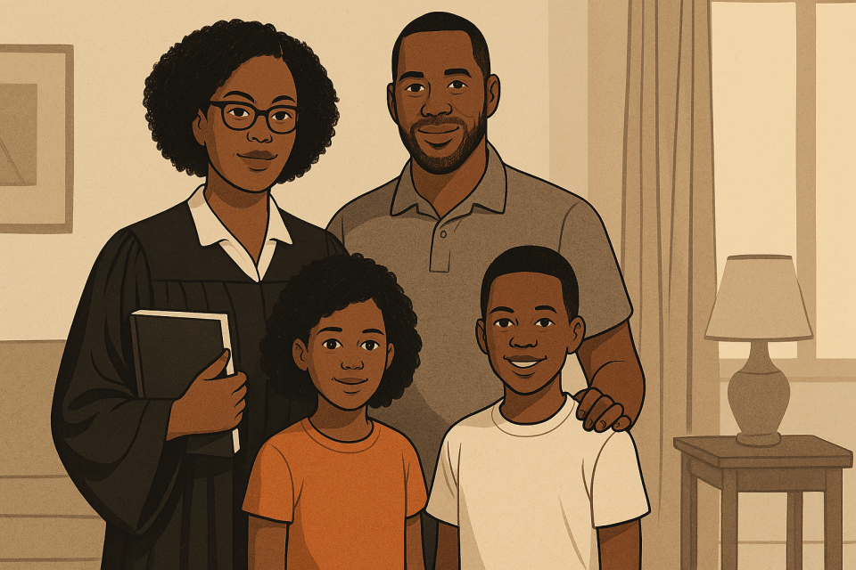 Educated black mom on successful black parenting magazine