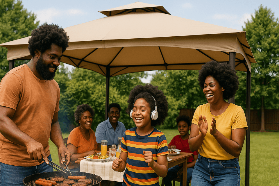 How to keep your gazebo fresh and clean all year round Gazebo barbeque on successful black parenting magazine