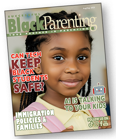 Sbp magazine tilt aug sep 2025 cover on successful black parenting magazine